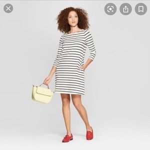 A New Day Striped T shirt Dress